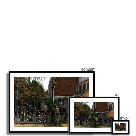 Bike Parking in Amsterdam Framed & Mounted Print