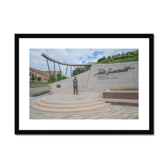 University of TN - Pat Summit Statue 3 Framed & Mounted Print