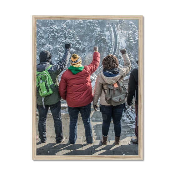 The Great Wall Power Fists Framed Print