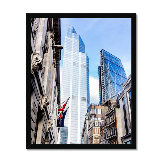 London Financial Hub Framed Print