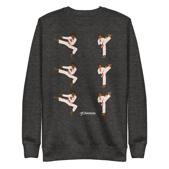 Unisex Premium Sweatshirt - Karate Man & Woman